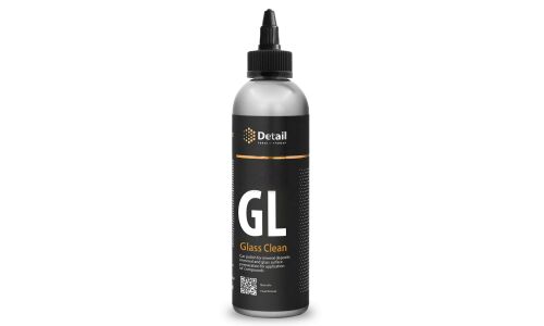 Очиститель стёкол Detail Glass Clean (GL), от органических и неорганических загрязнений, бутылка 250мл, арт. DT-0121