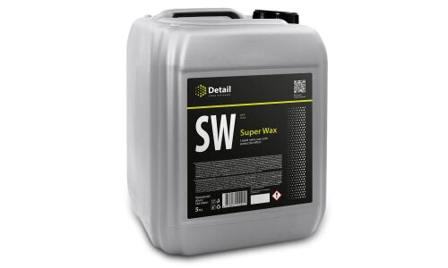 Полироль кузова Detail Super Wax (SW) «Жидкий воск», с защитным эффектом, канистра 5л, арт. DT-0125
