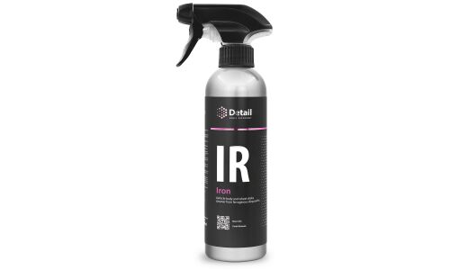 Очиститель колёсных дисков Detail Iron (IR), от въевшейся тормозной пыли, бутылка с триггером 500мл, арт. DT-0132