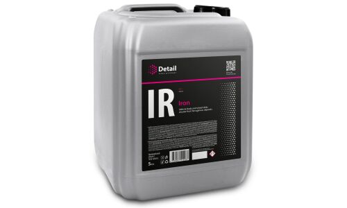 Очиститель колёсных дисков Detail Iron (IR), от въевшейся тормозной пыли, канистра 5л, арт. DT-0133