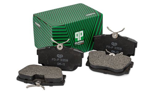 Колодки тормозные дисковые Pilenga, задние, комплект на ось (4 шт), арт. FD-P 3350