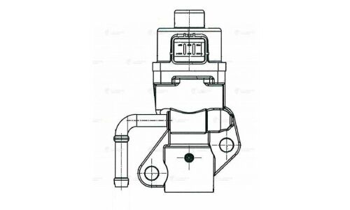 Клапан EGR (Рециркуляции выхл. газов) Luzar, арт. LVEG 1001