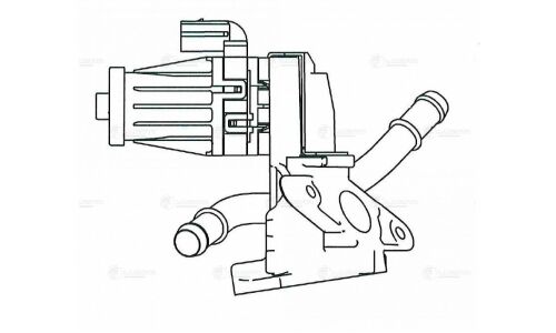 Клапан рециркуляции отработанных газов Luzar, арт. LVEG 1005