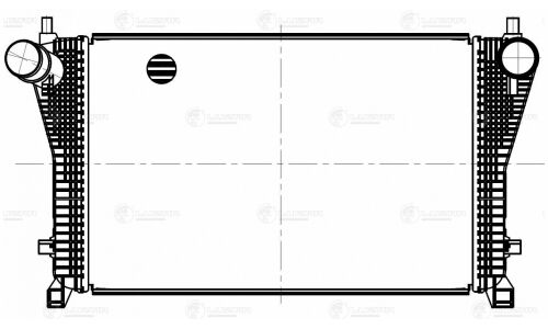 Радиатор интеркулера Luzar, арт. LRIC 1857