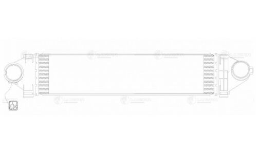 Радиатор интеркулера Luzar, арт. LRIC 1008