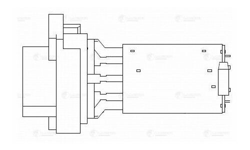 Резистор э/вент. отоп. для а/м Ford Transit (00-)/Transit (06-) Luzar, арт. LFR 1062