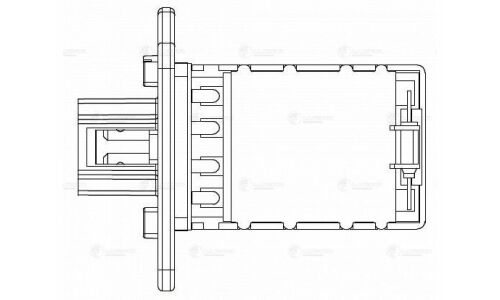 Резистор э/вент. отопителя Luzar, арт. LFR 1751