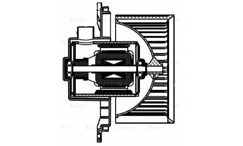 Вентилятор отопителя Luzar, арт. LFh 1149