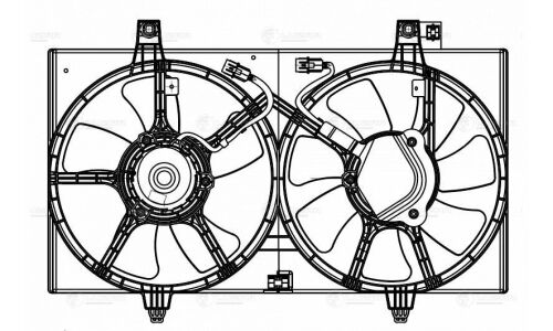 Электровентилятор охлаждения Luzar, арт. LFK 1410
