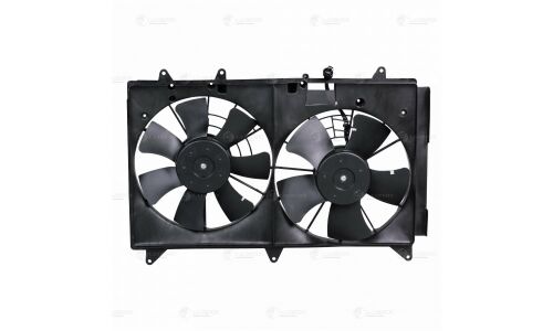 Вентилятор охлаждения радиатора Luzar, с кожухом, с 2 вентиляторами, для Mazda CX-7, арт. LFK 2507