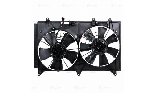 Вентилятор охлаждения радиатора Luzar, с кожухом, с 2 вентиляторами, для Mazda CX-7, арт. LFK 2507