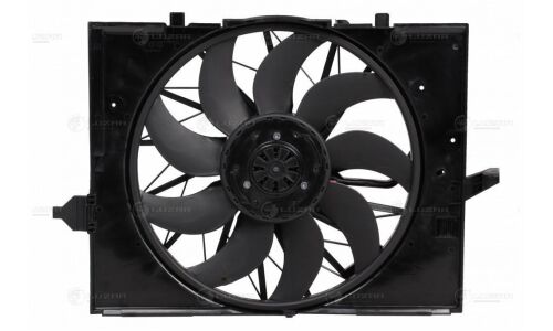 Вентилятор охлаждения радиатора Luzar, с кожухом, для BMW 5-Series (E60), арт. LFK 26109