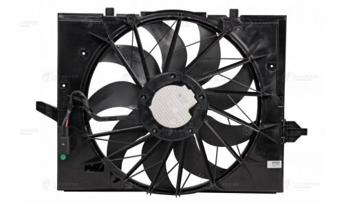 Вентилятор охлаждения радиатора Luzar, с кожухом, для BMW 5-Series (E60), арт. LFK 26109