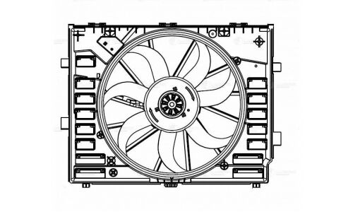 Вентилятор охлаждения радиатора Luzar, арт. LFK 1858