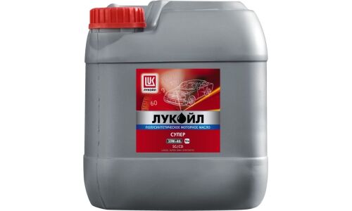 Масло моторное Лукойл Super 10w40 полусинтетическое, API SG/CD, универсальное, 20л, арт. 17363