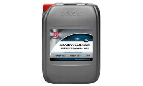 Масло моторное Лукойл Avantgarde Professional M5 10w40, полусинтетическое, API CI-4/SL, ACEA E4/E7, JASO DH-1, для дизельного двигателя, 20л, арт. 3052007