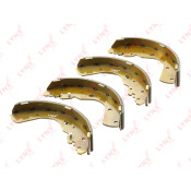 Колодки тормозные барабанные LYNXauto, комплект на ось (4 шт), арт. BS-3009