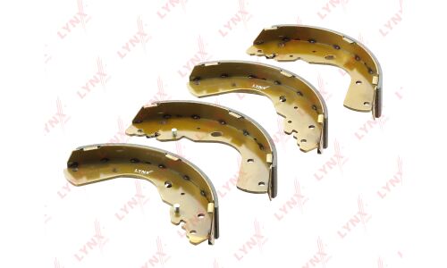 Колодки тормозные барабанные LYNXauto, комплект на ось (4 шт), арт. BS-3009