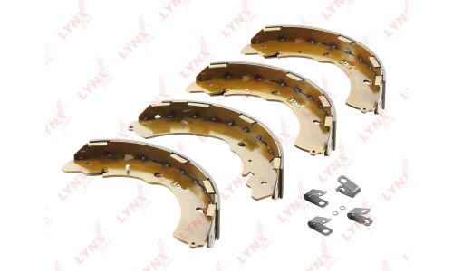 Колодки тормозные барабанные LYNXauto, комплект на ось (4 шт), арт. BS-5508