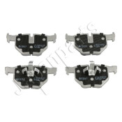 Колодки тормозные дисковые Japan Parts, задние, комплект на ось (4 шт), арт. PP-0108AF