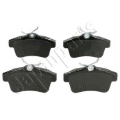 Колодки тормозные дисковые Japan Parts, задние, комплект на ось (4 шт), арт. PP-0604AF