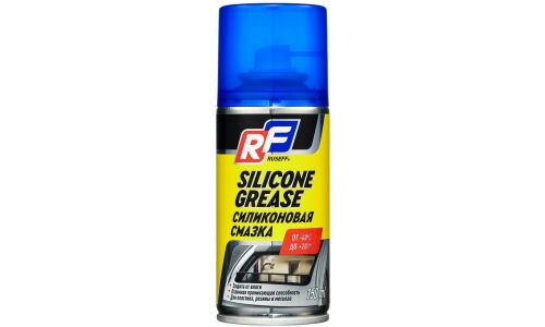 Смазка аэрозольная Ruseff Silicone Grease, силиконовая, для поверхностей из пластика, резины, металла и дерева, баллон 150мл, арт. 16368N