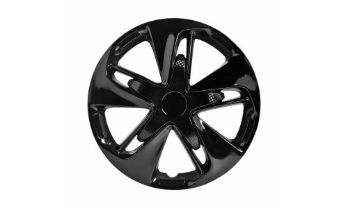 Колпаки на колеса Airline Супер Астра, 15", черные глянцевые, 2 шт, арт. AWCC-15-27