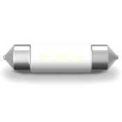 Лампа светодиодная Narva Range Power LED Festoon (SV8.5, T10x38), 12В, 0.6Вт (соответствует 5Вт), 1 шт, арт. 18006BLX1