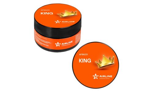 Ароматизатор на торпедо Airline «Планета» King (Парфюм), гелевый, банка 60мл, арт. AFBA231