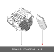 Фильтр воздушный Renault, арт. 165466859R