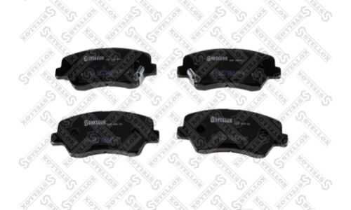 Колодки тормозные дисковые Stellox, передние, комплект на ось (4 шт), арт. 689 008-SX