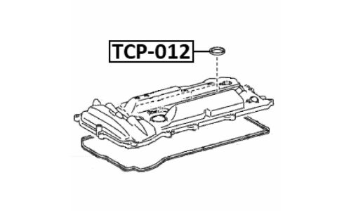 Кольцо уплотнительное свечного колодца Febest, арт. TCP-012