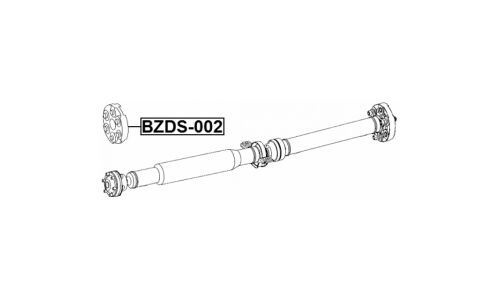 Муфта карданного вала Febest, арт. BZDS-002