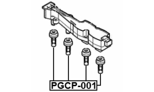Наконечник катушки зажигания Febest, арт. PGCP-001