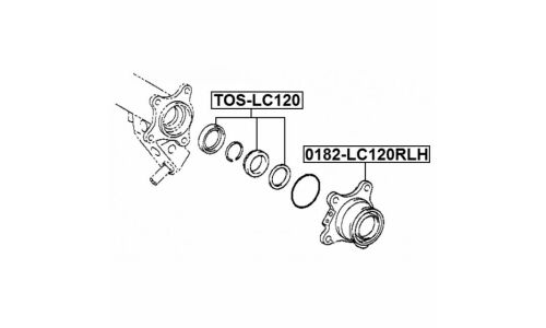Ремкомплект полуоси FEBEST