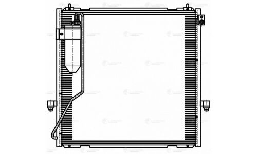 Радиатор кондиционера Luzar, арт. LRAC 1149