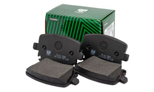 Колодки тормозные дисковые Pilenga, задние, комплект на ось (4 шт), арт. FD-P 3358