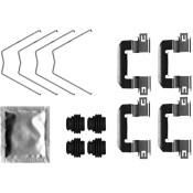 Комплект монтажный дисковых тормозных колодок Textar, передний, арт. 82552000