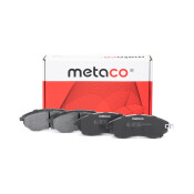 Колодки тормозные дисковые | перед METACO, арт. 3000-027