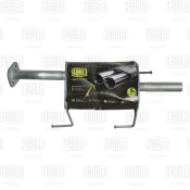 Глушитель выхлопных газов Trialli, задний, для Nissan Almera, алюминизированная сталь, арт. EMM 1401