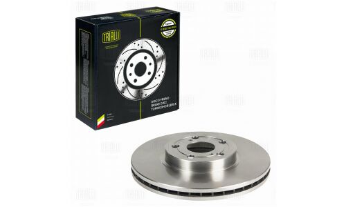 Диск тормозной Trialli, передний, правый/левый, для Toyota Avensis, 1 шт, арт. DF 190131