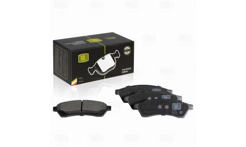 Колодки тормозные дисковые Trialli, задние, комплект на ось (4 шт), арт. PF 0519