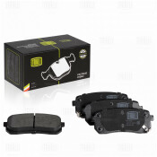 Колодки тормозные дисковые Trialli задние, комплект на ось (4 шт), арт. PF 0702