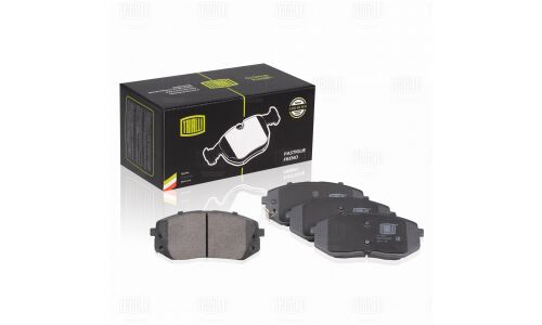 Колодки тормозные дисковые Trialli передние, комплект на ось (4 шт), арт. PF 0817