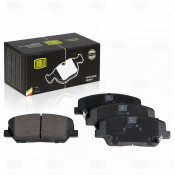 Колодки тормозные дисковые Trialli передние, комплект на ось (4 шт), арт. PF 0827