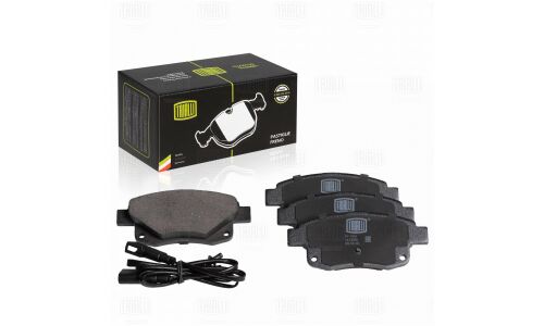 Колодки тормозные дисковые Trialli задние, комплект на ось (4 шт), арт. PF 1091