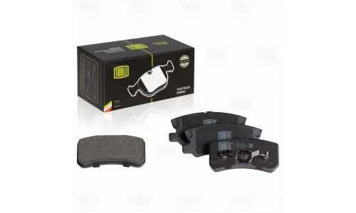 Колодки тормозные дисковые Trialli задние, комплект на ось (4 шт), арт. PF 1104