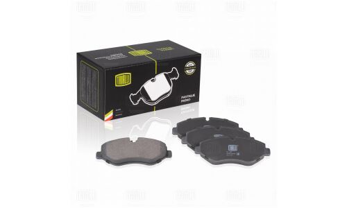 Колодки тормозные дисковые Trialli, передние, комплект на ось (4 шт), арт. PF 1505