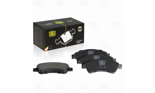 Колодки тормозные дисковые Trialli, передние, комплект на ось (4 шт), арт. PF 1672