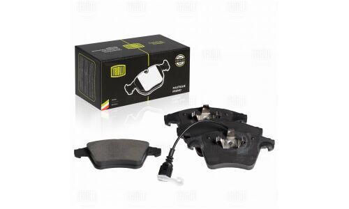 Колодки тормозные дисковые Trialli, передние, комплект на ось (4 шт), арт. PF 1842